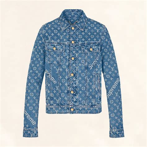 supreme lv jacket|supreme lv denim jacket.